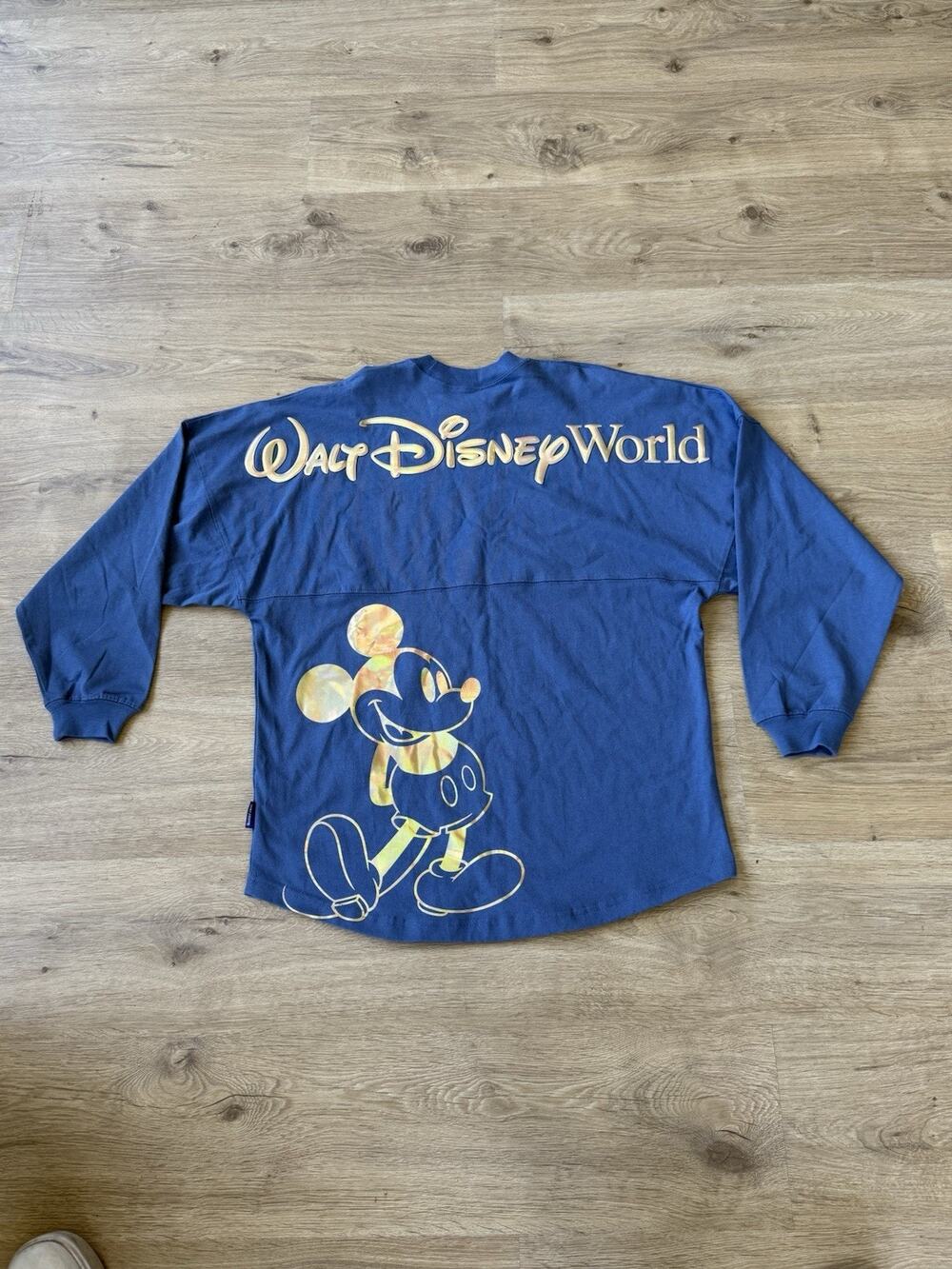 Walt Disney World 50th Anniversary EARidescent Spirit Jersey Blue/Gold • S
